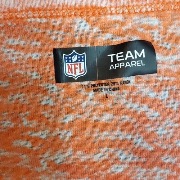 Denver Broncos Burnout Scoop Neck Tee Size Large - Picture 3 of 3